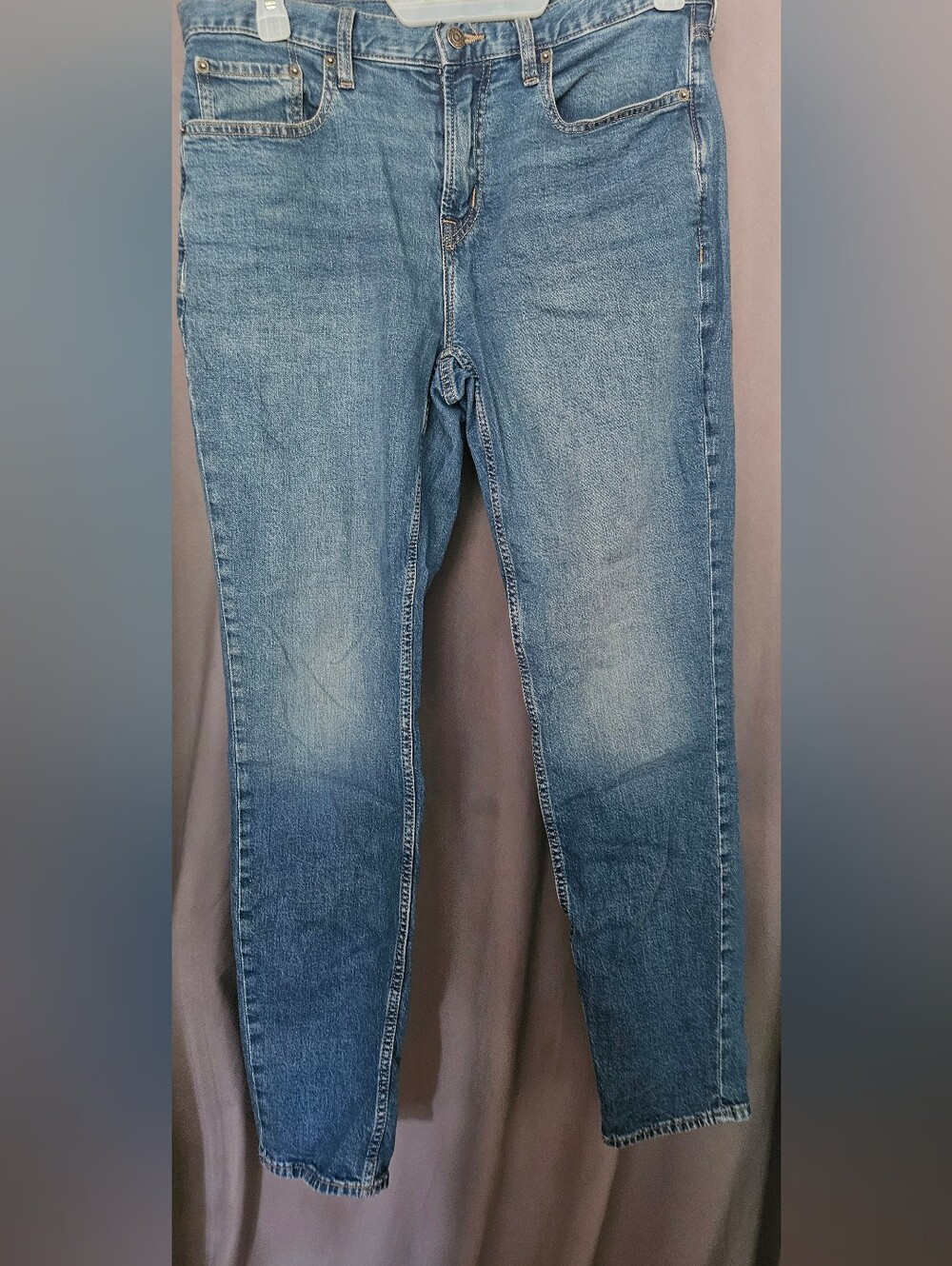 Old Navy Men's Athletic Taper Light Blue Denim Jeans